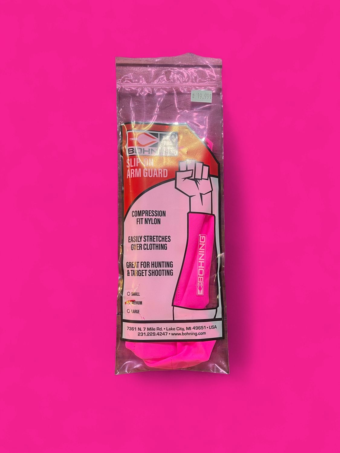 BOHNING PINK LG ARM GUARD