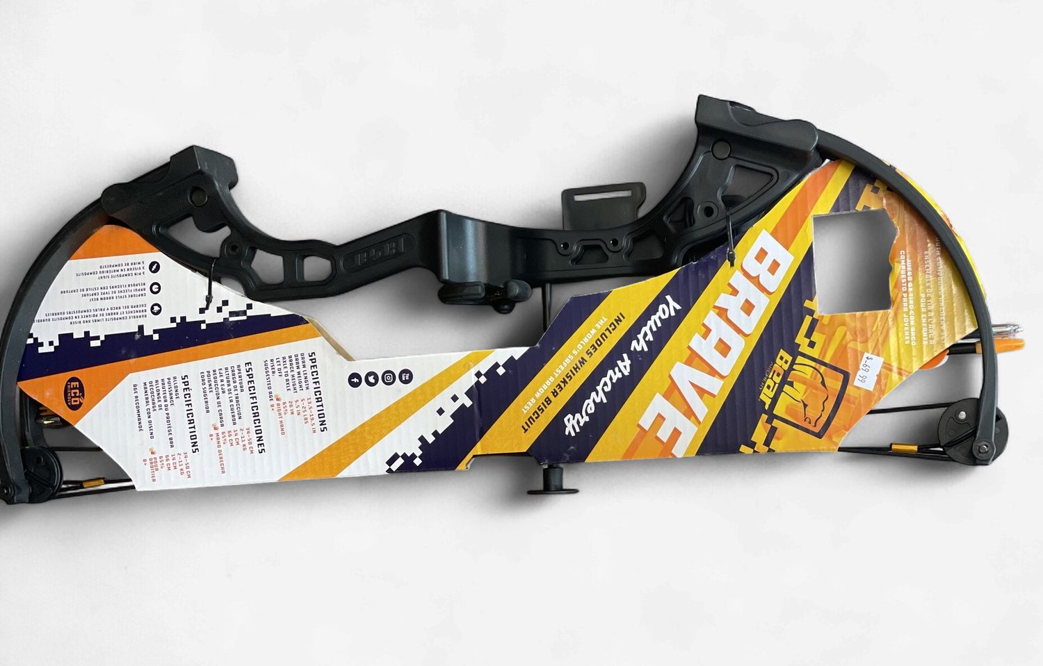 Brave bear youth archery kit Black