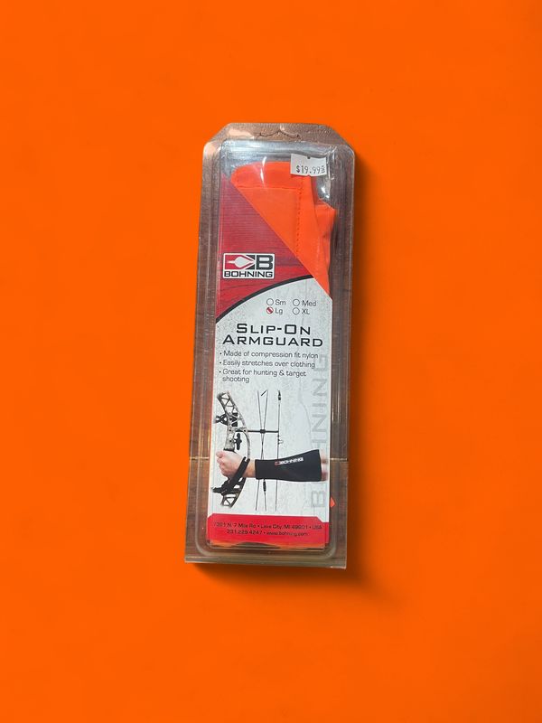 Slip-On Armguard Large Orange