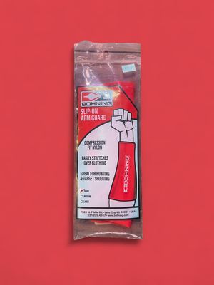 BOHNING Slip-On Arm Guard RED  Med