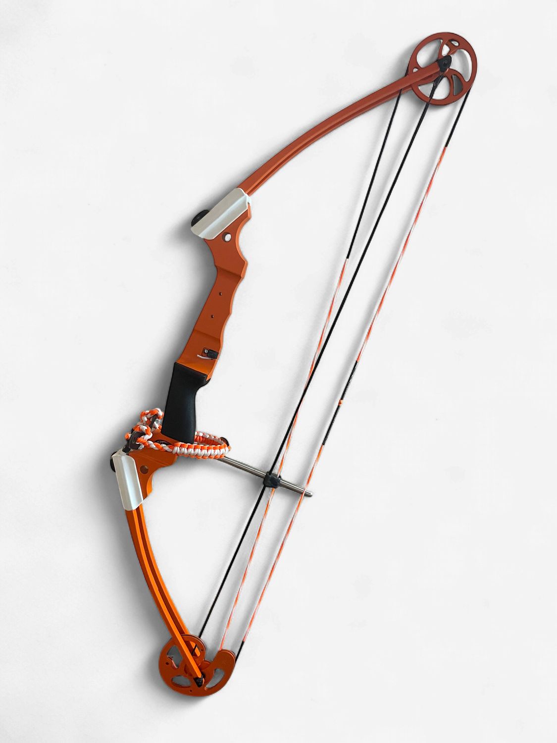 custom genesis orange/white bow