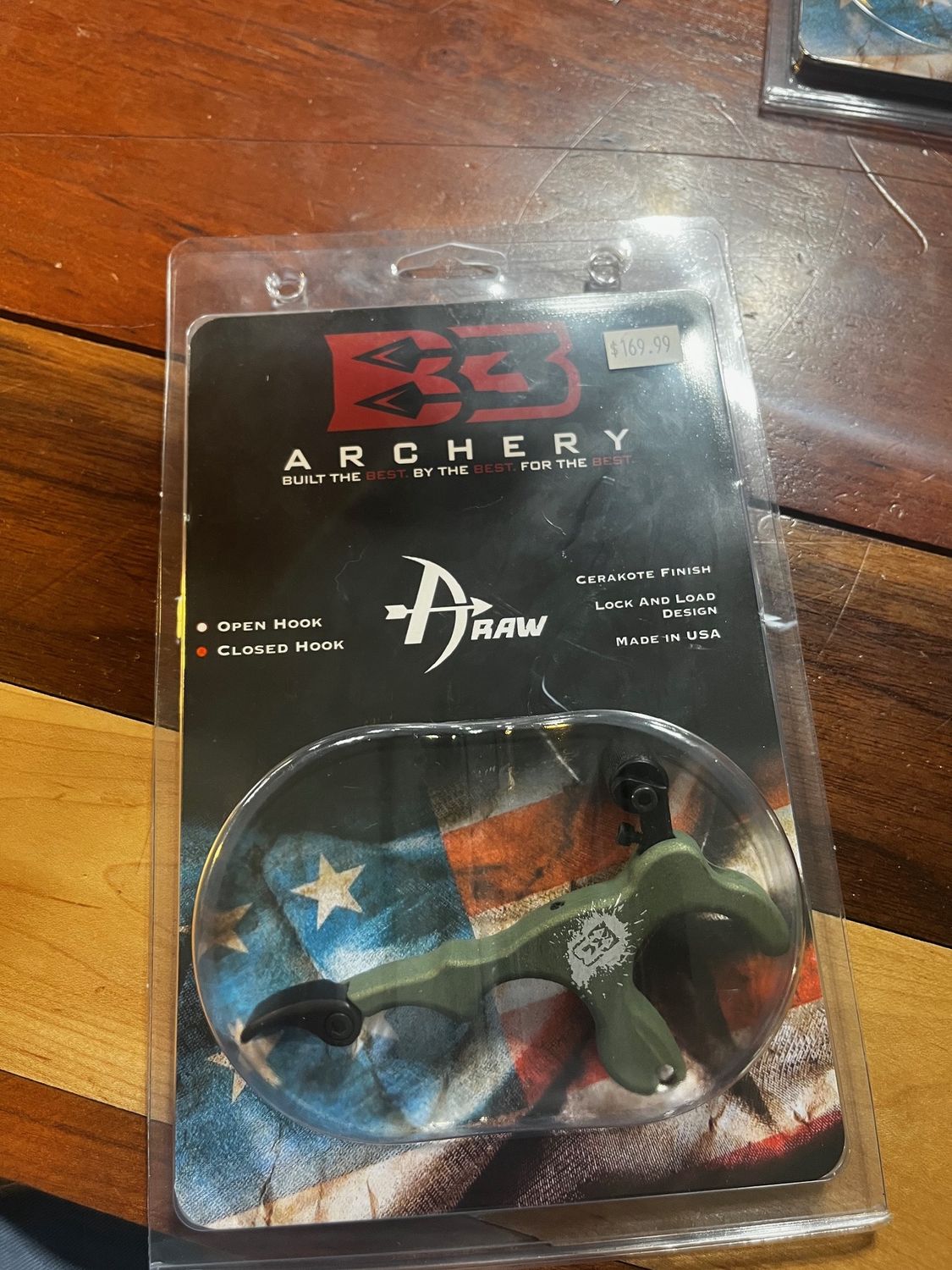 DRAW CLOSED HOOK OD GREEN