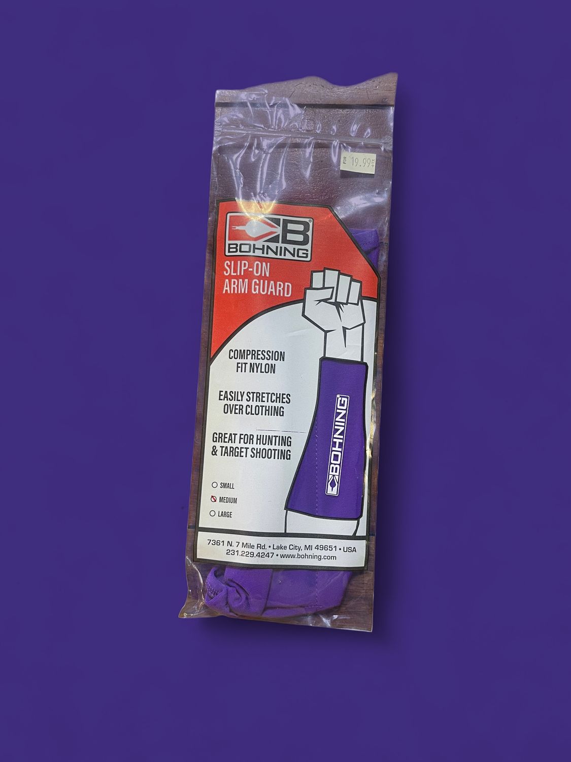 BOHNING PURPLE ARMGUARD MED