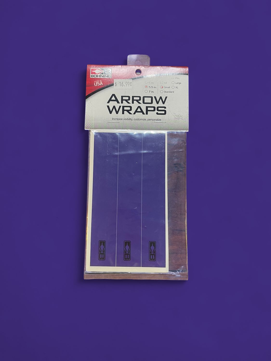 Bohning 5.5 Arrow Wraps purple