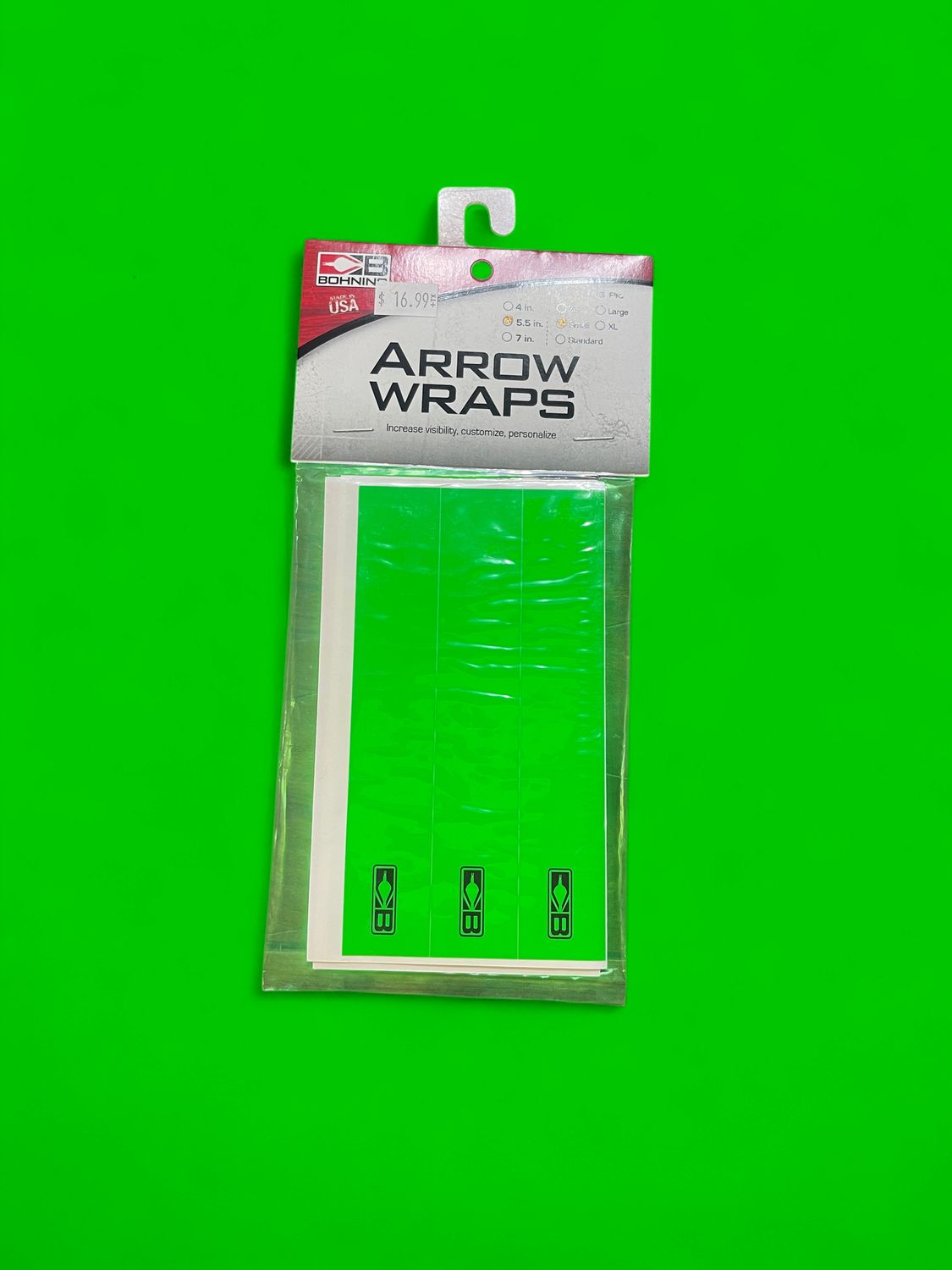 Bohning 5.5 arrow wraps green