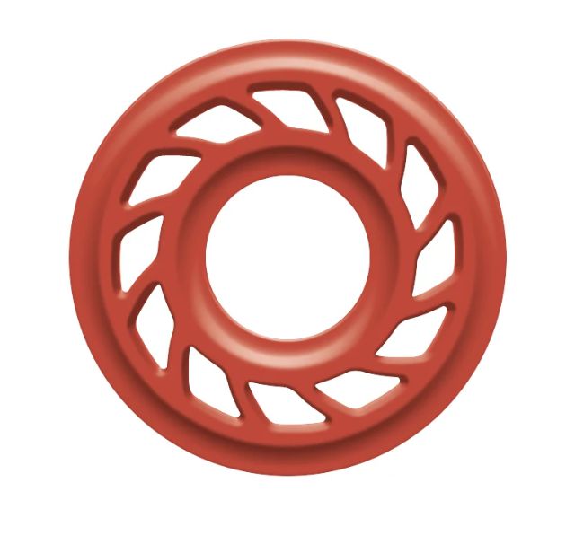 nano rubber body red
