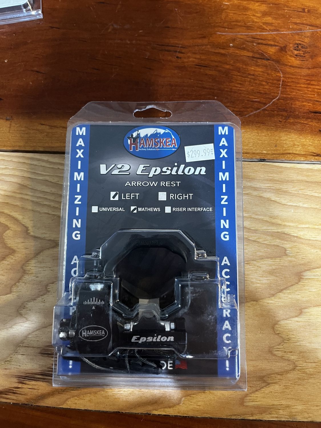 Hamskea Epsilon V2 Arrow Rest with Mathews Bracket LH