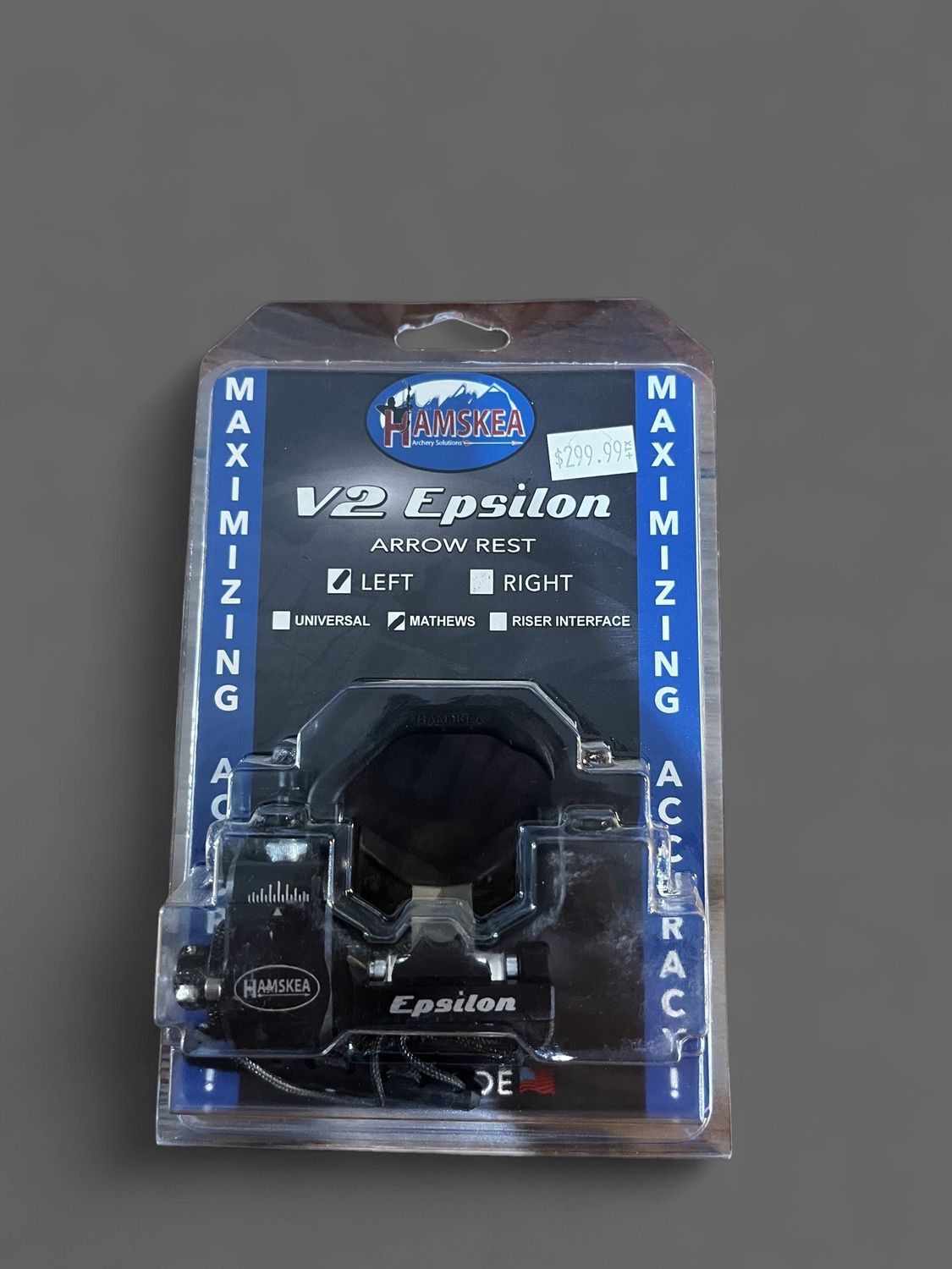 Hamskea Epsilon V2 Arrow Rest with Mathews Bracket LH