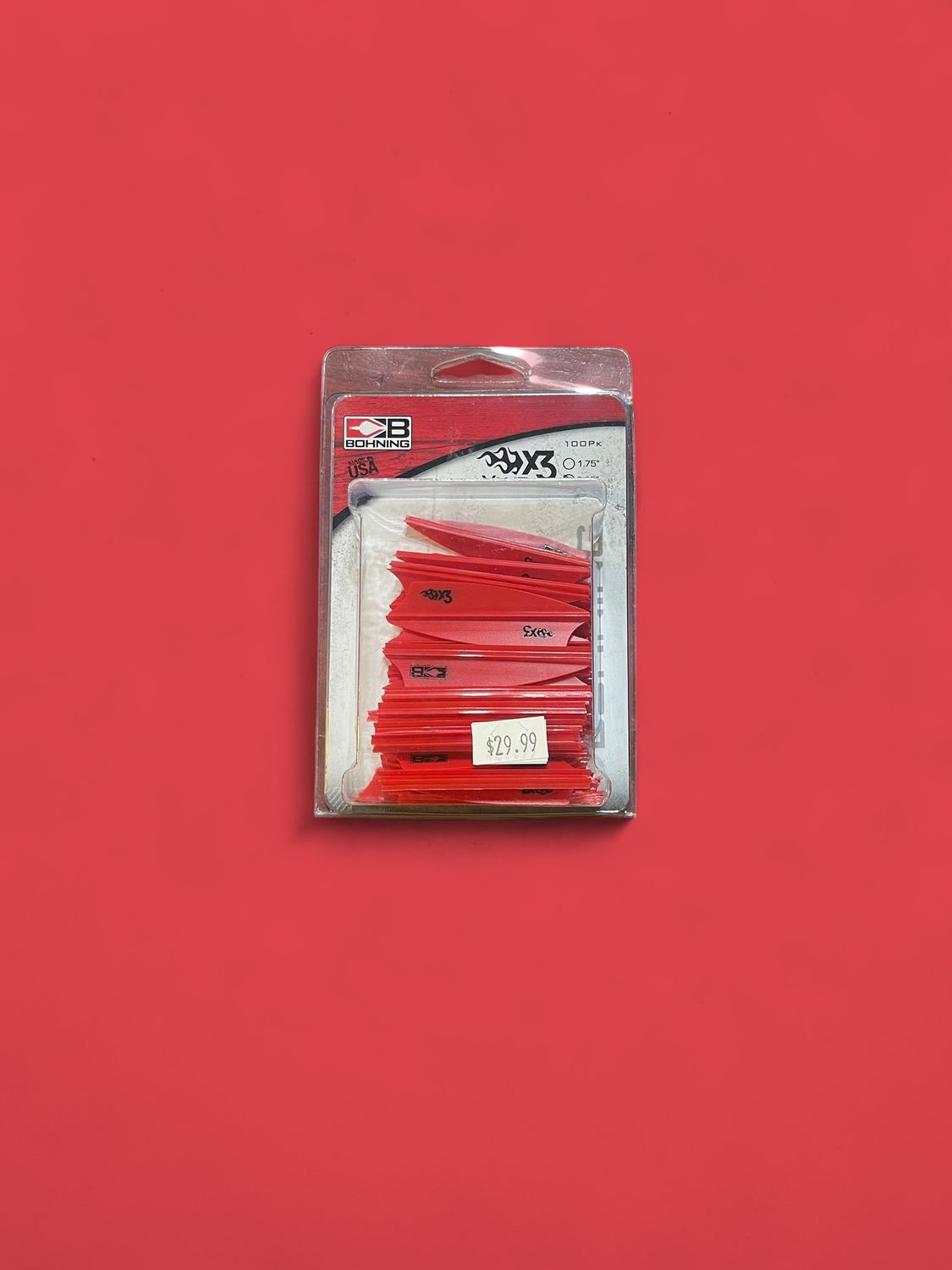 Bohning x3 vane 2.25 RED