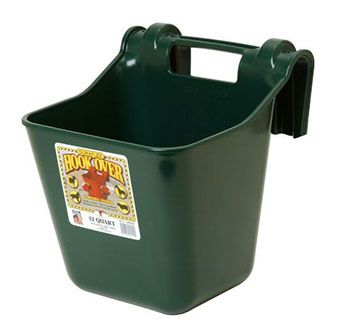 Hook Over Feeder - 12 quart, Color: Hunter Green