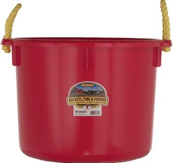 Muck Bucket - 40 quart, Color: Red
