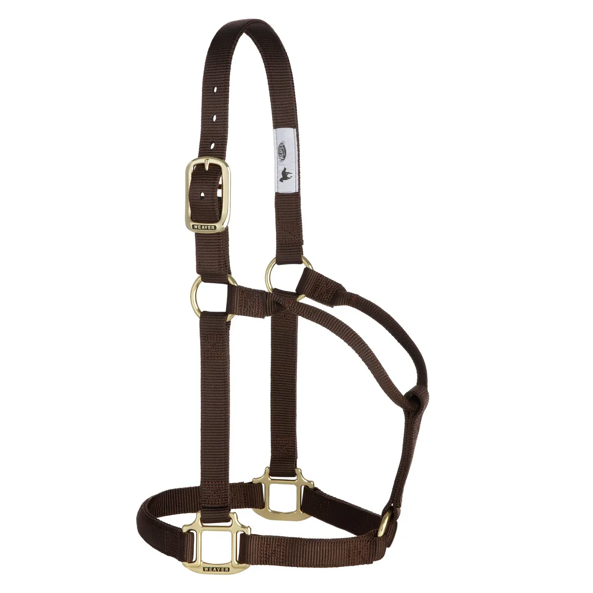 Original Non Adjustable Large Halter, Color: Brown