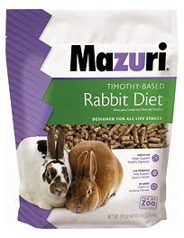 Rabbit with Timothy / Mazuri, Size: 5#