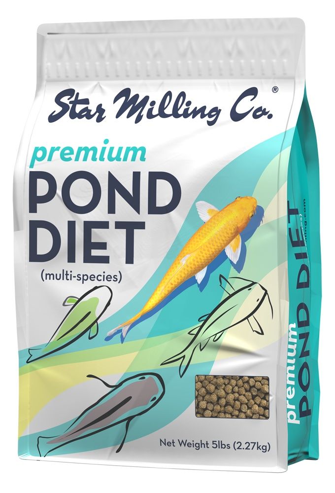 Pond Diet Float 35% 4mm, Size: 5#