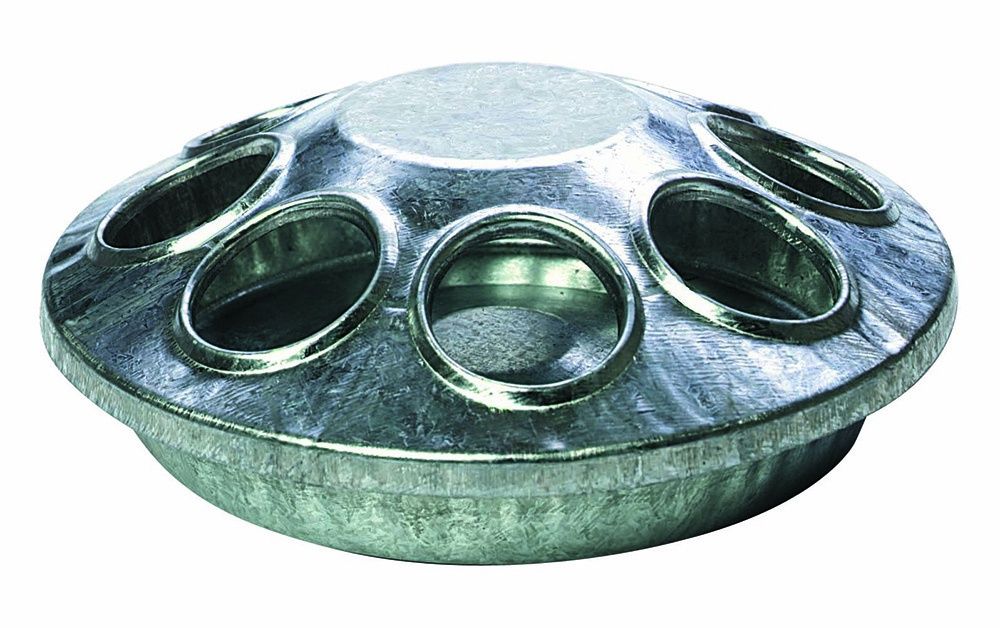 1 Quart (9 Hole) Galvanized Feeder