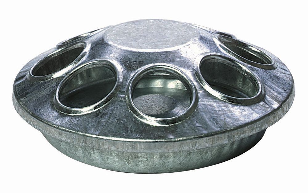 1 Quart (9 Hole) Galvanized Feeder