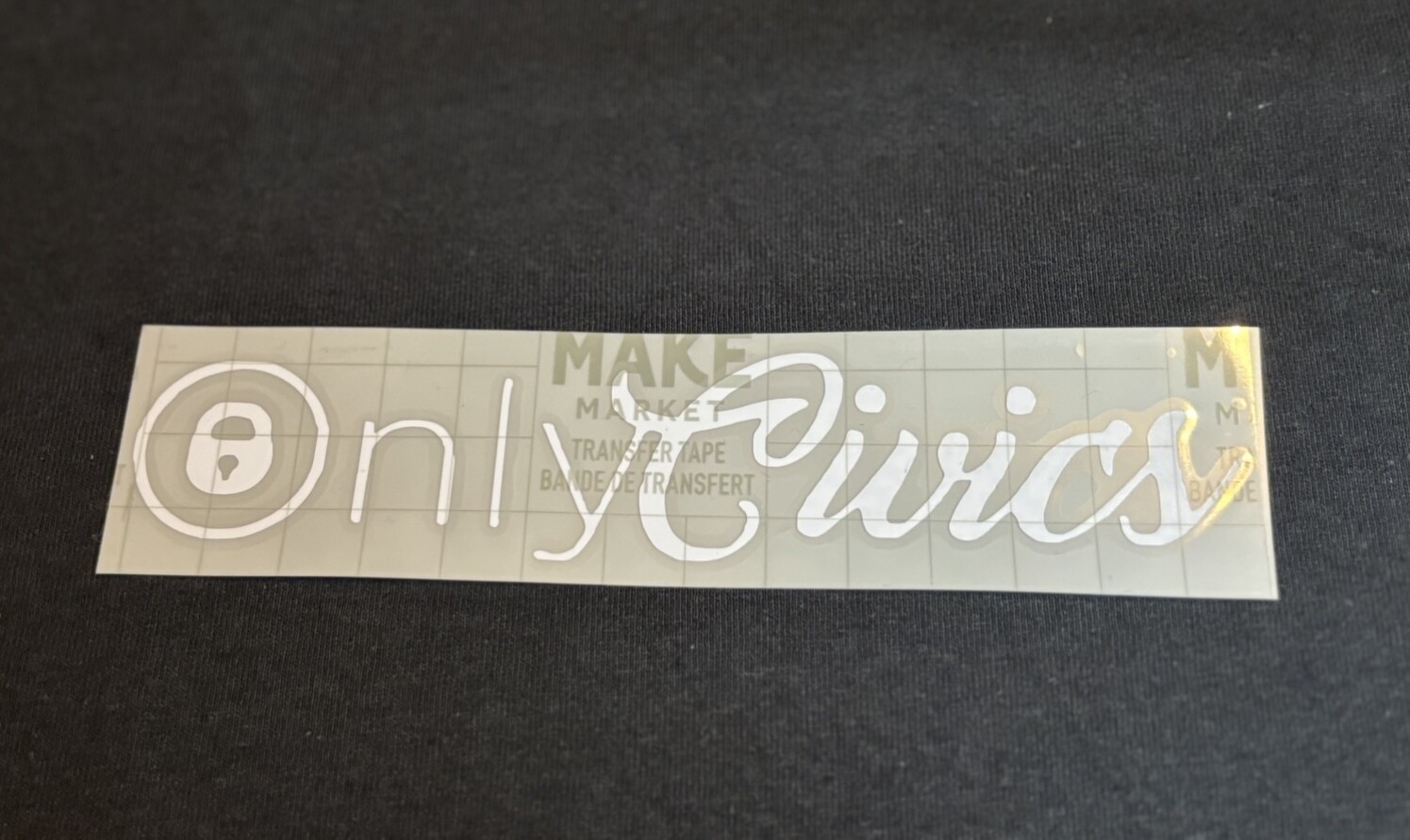 &quot;Only Civics&quot; Decal
