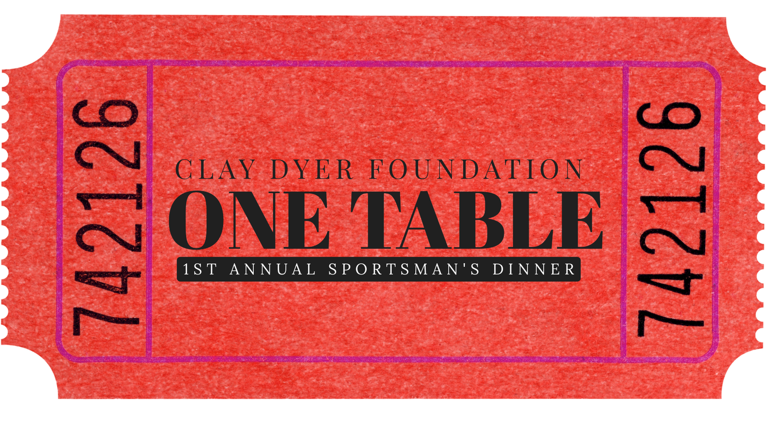 3rd Annual CDF Sportsman Dinner - Table (6 Tickets)