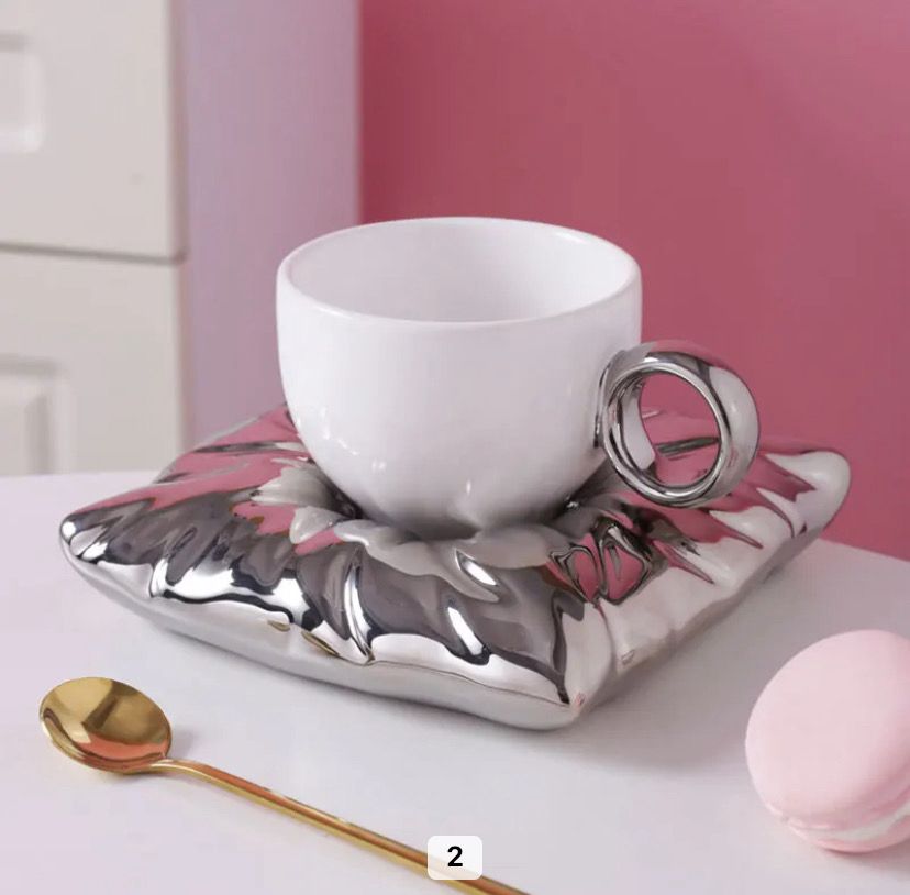 Pillow cup, اللون: ابيض