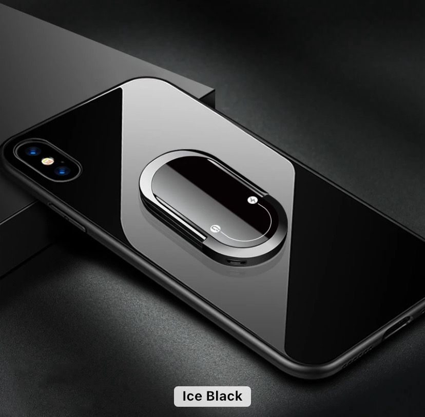 lighter and phone holder, اللون: اسود