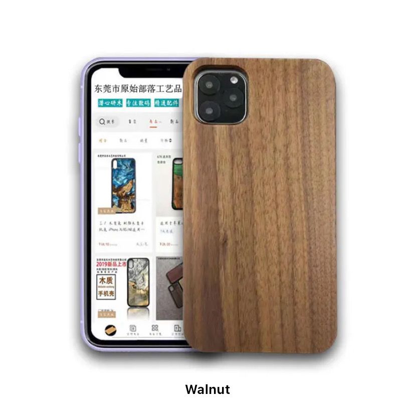 Wooden cover, الموديل: ١٢ برو, نوع الخشب: والنوت