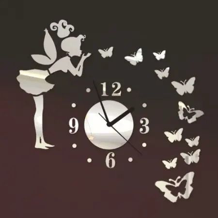 Wall paper clock
