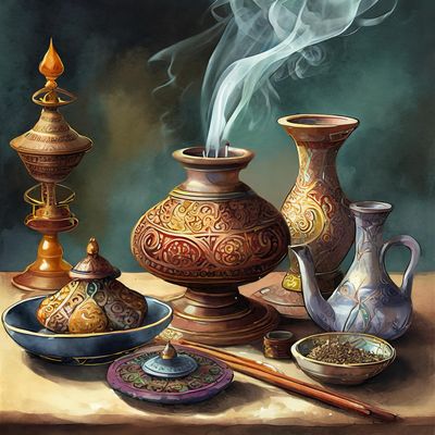 Various incense burners