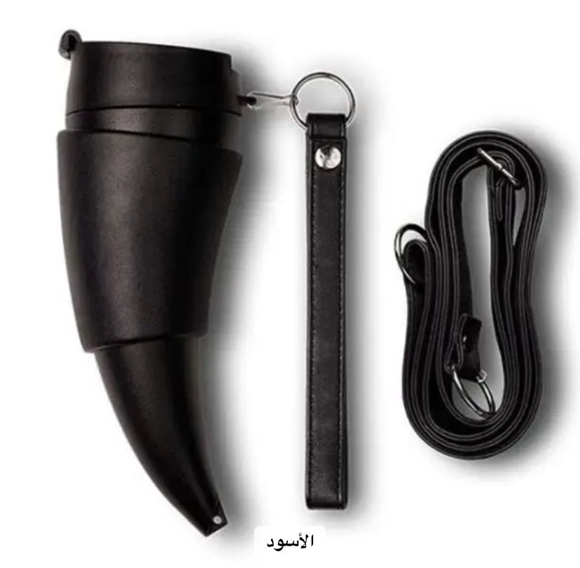 Horn cup, اللون: اسود