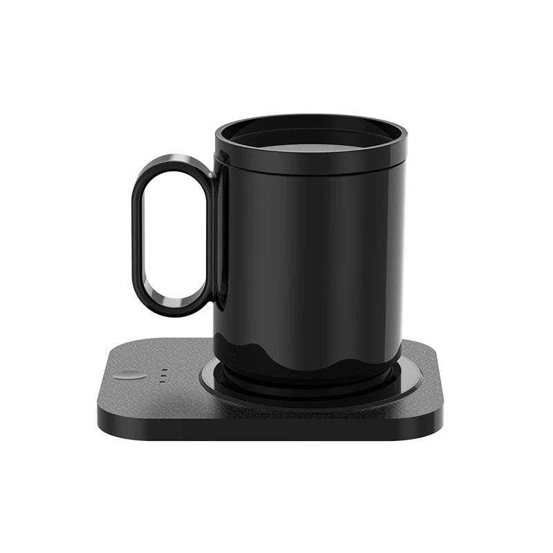 cup heater, اللون: اسود