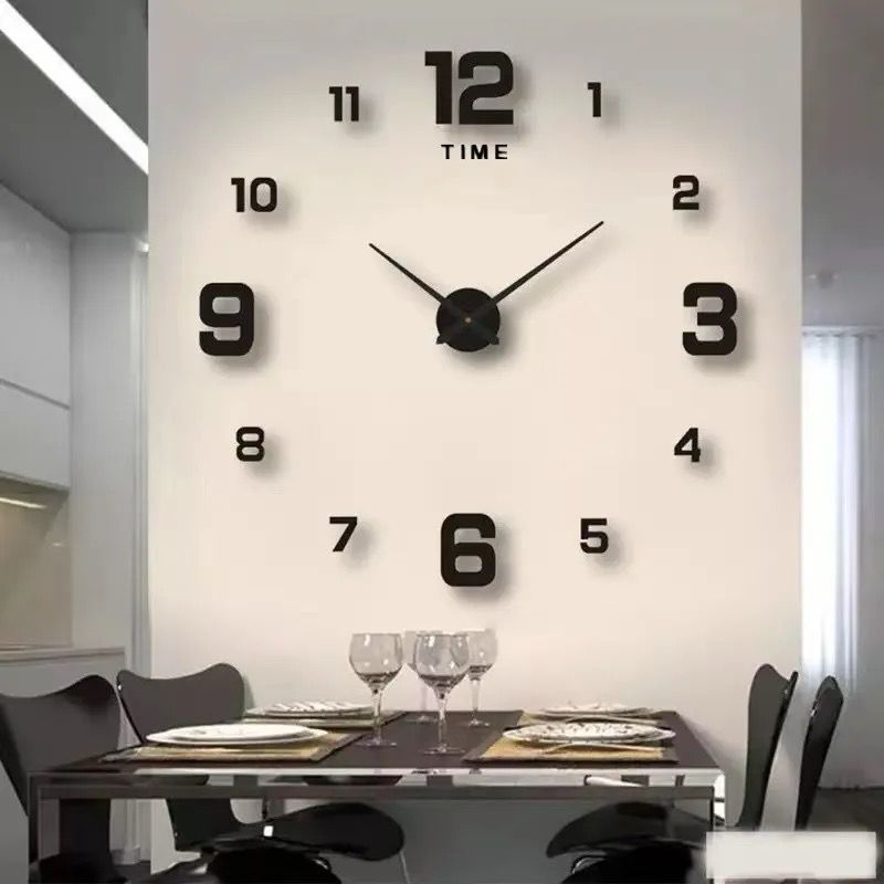 wall clock 1, اللون: اسود