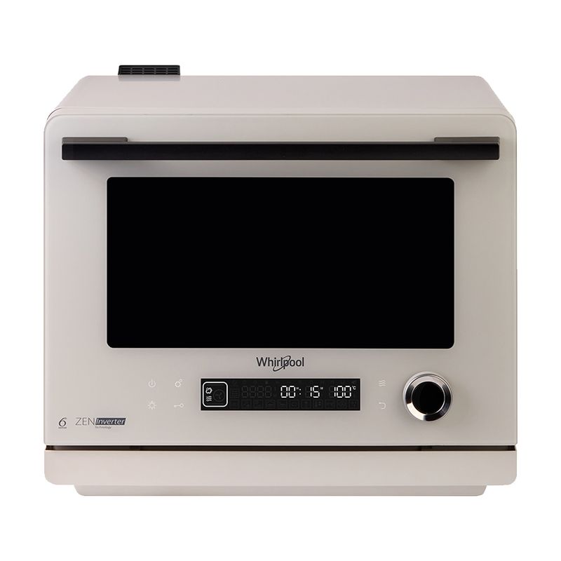 惠而浦Coloris系列 26L 8合一全能變頻氣炸蒸烤微波爐 雲霧白 MWP269TMT