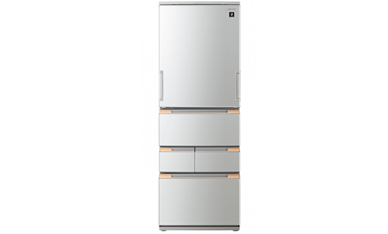 SHARP夏普  457L 自動除菌離子左右開任意門變頻冰箱 星鑽銀