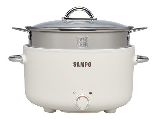 SAMPO 聲寶 3L蒸煮二用電火鍋-附蒸籠 TQ-YA30C