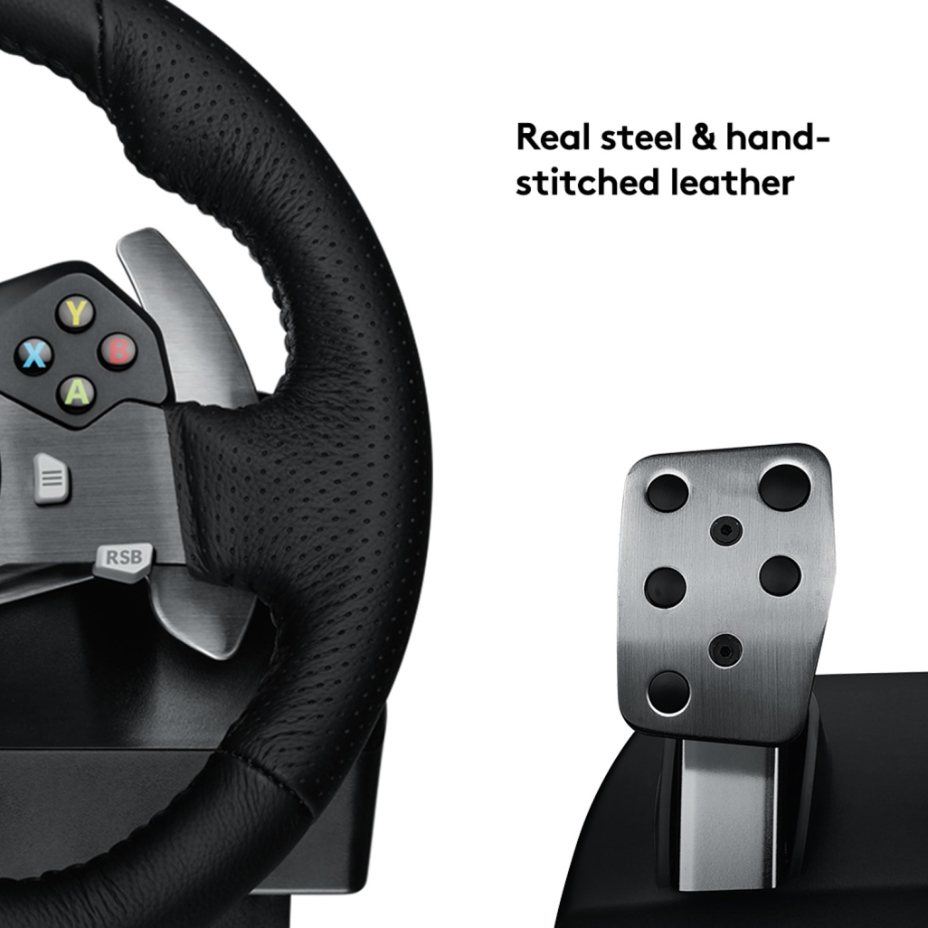 Logitech® G920 Driving Force Racing Wheel and Pedals for X box &amp; PC