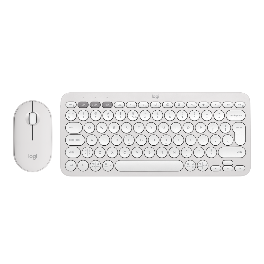 Logitech® Pebble 2 Combo - TONAL WHITE