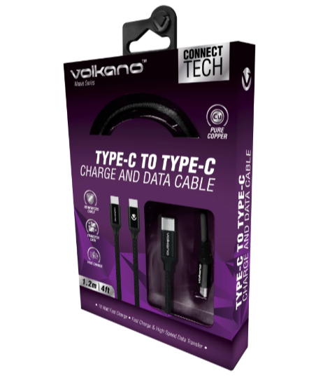 Amplify Type-C to Type-C Cable 1.2m Black
