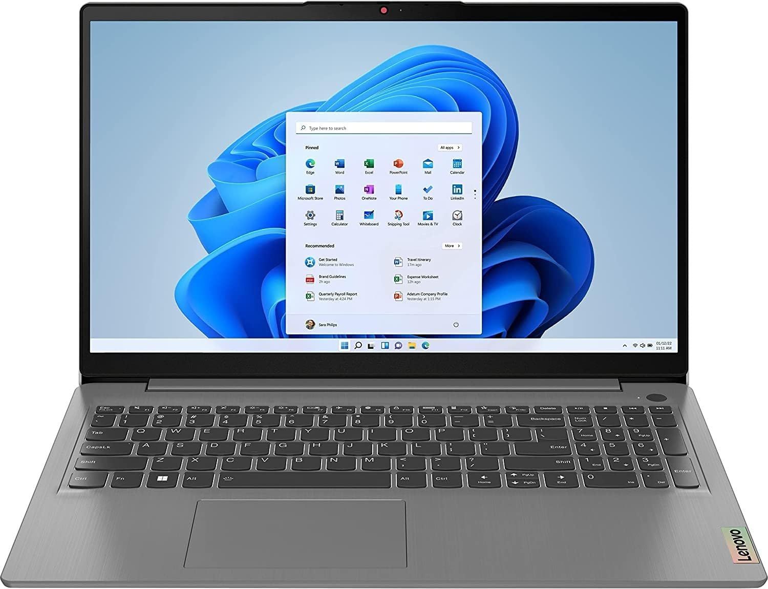 Lenovo IdeaPad 3 15.6 Core I3 4GB / 256GB+W11H