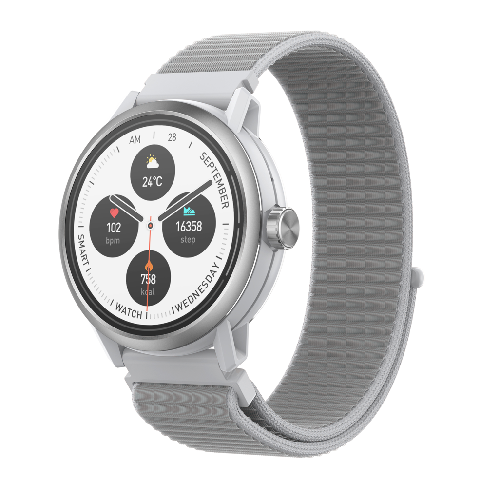 Volkano Tide Series Waterproof Smart Watch - Silver