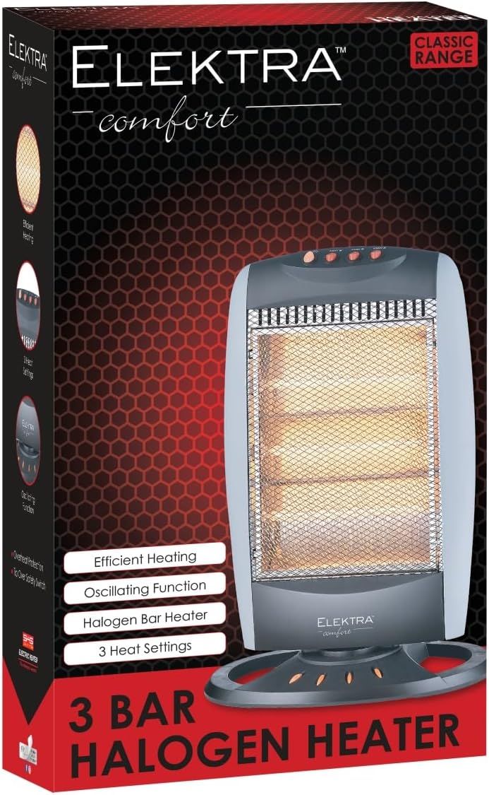 2604 - ELEKTRA 3 BAR HALOGEN HEATER