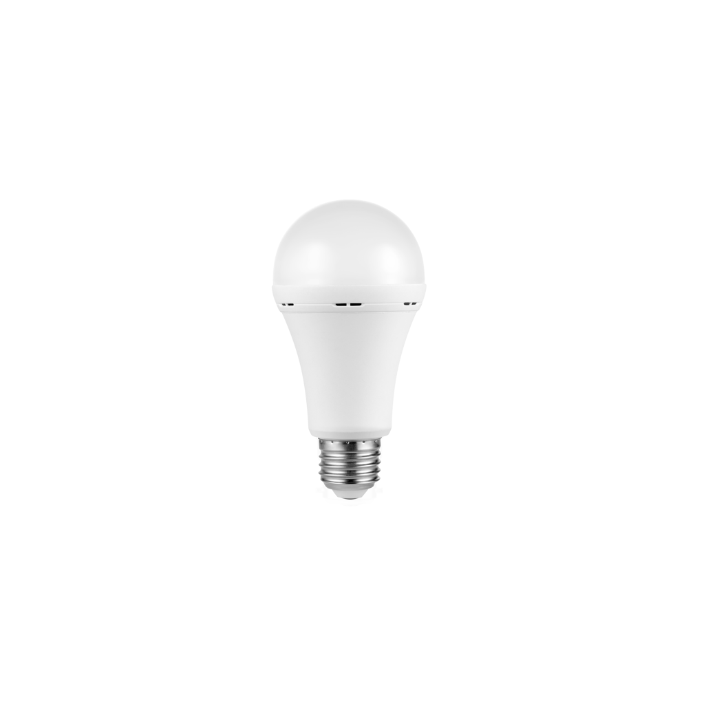 SWITCHED Rechargeable 5W A60 (Edinson Cap) E27 LED Light Bulb Warm White / Cool White -3 Pack