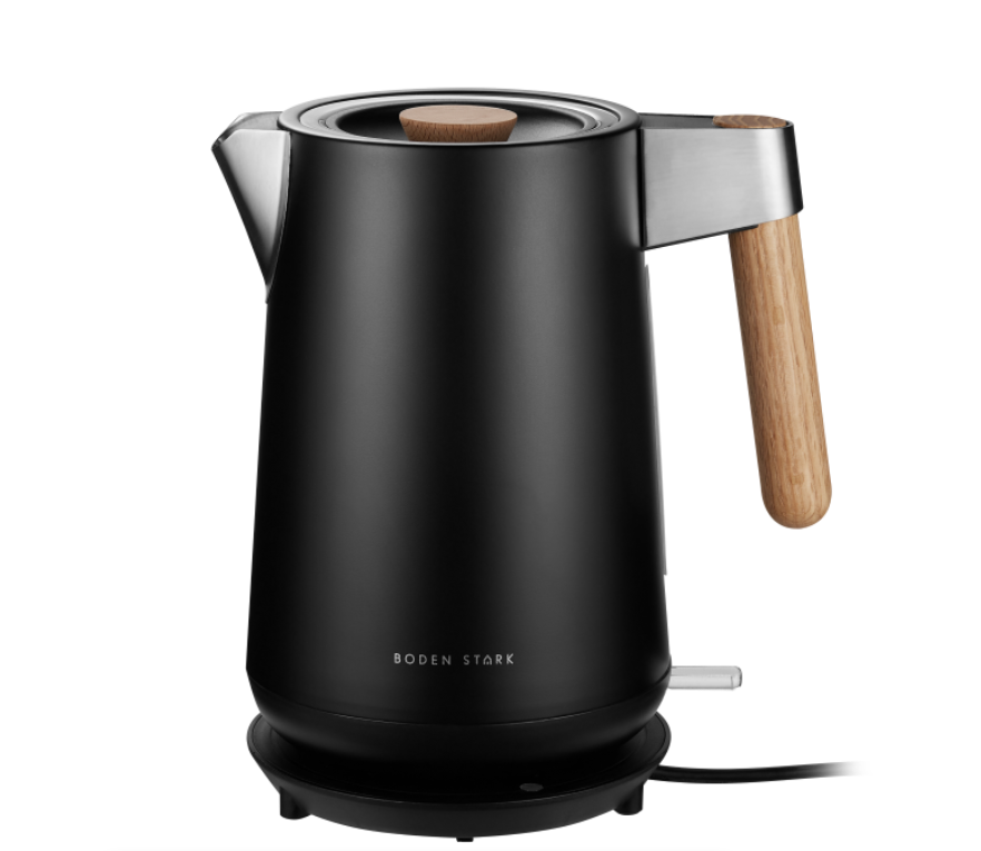 Boden Stark Anson Collection 1.7l 2000w Stainless Steel Kettle - Black