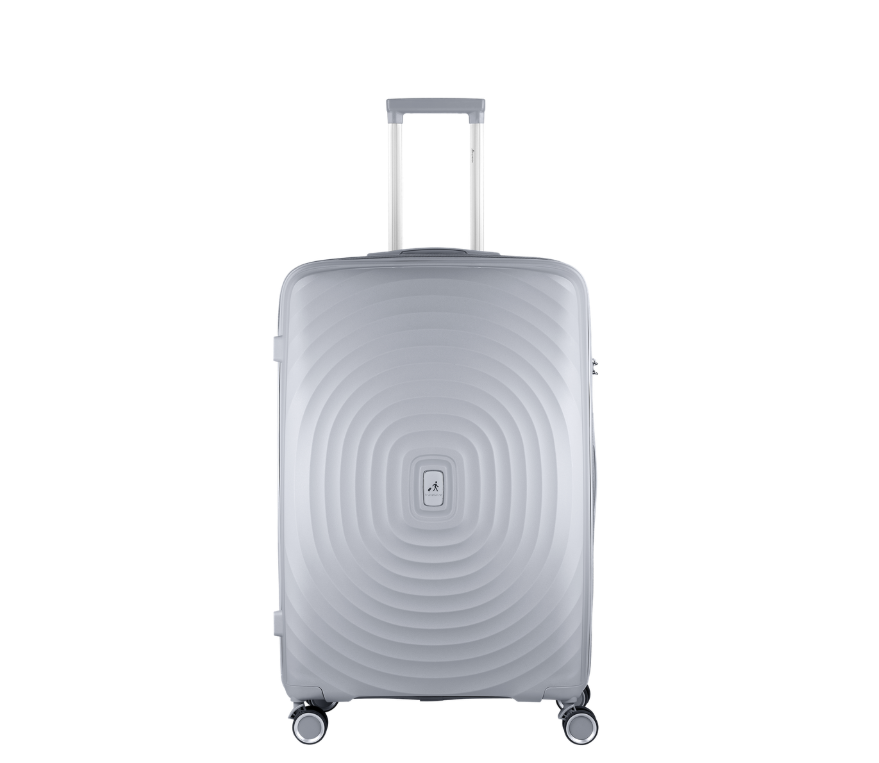 Travelwize Ripple PP 4-Wheel Spinner 55cm Luggage Platinum