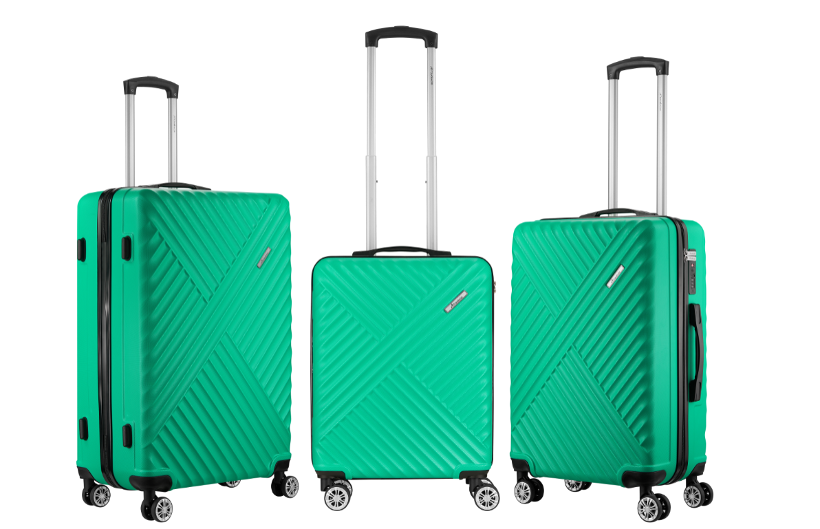 Travelwize Astra ABS 55cm 4-Wheels Spinner Luggage Jade