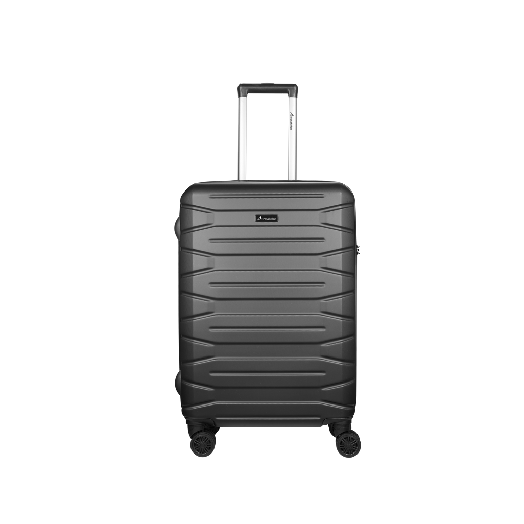 Travelwize Cabana ABS 4-Wheel Spinner 65cm Luggage Black