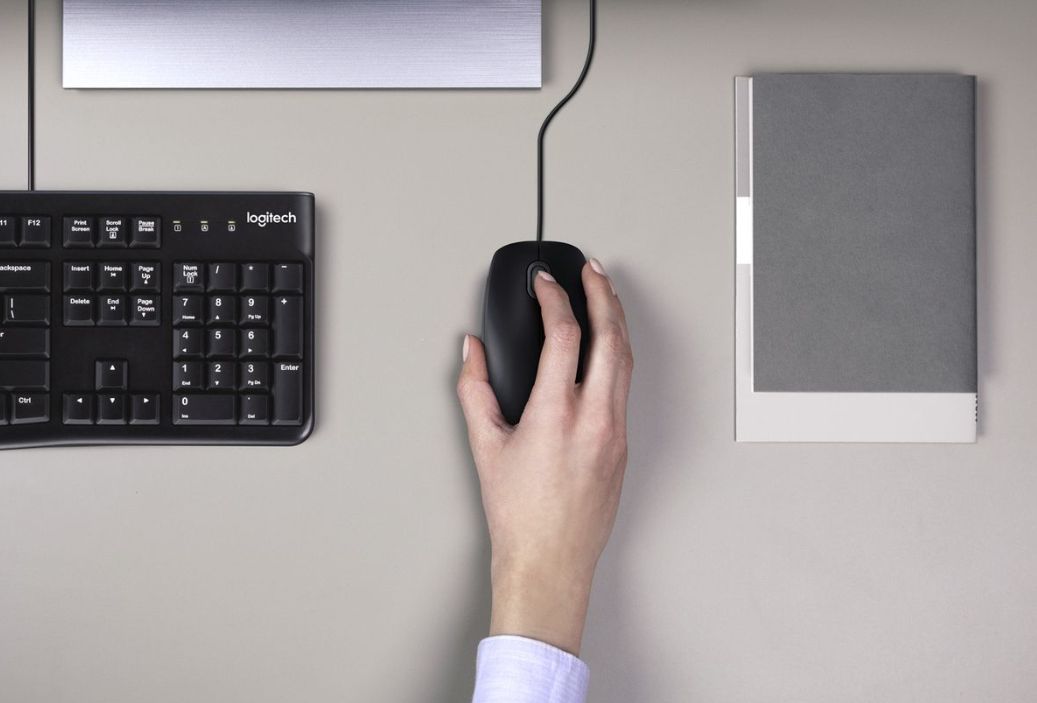 Logitech® K120 Corded Keyboard - - USB
