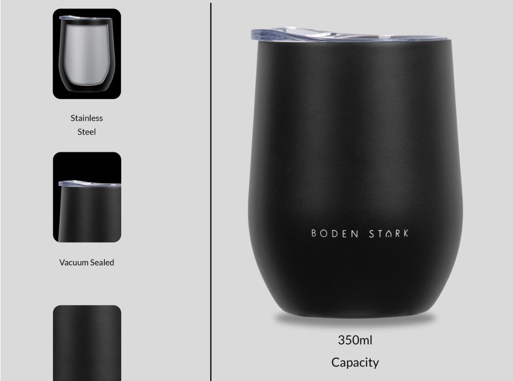 Boden Stark Stainless steel 350 ml Tumbler Flask