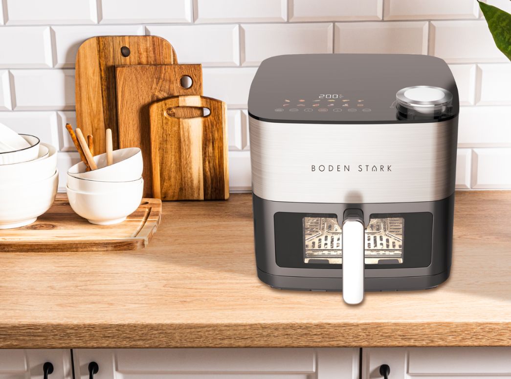 Boden Stark 8L Dual Element Air fryer with Steaming Function