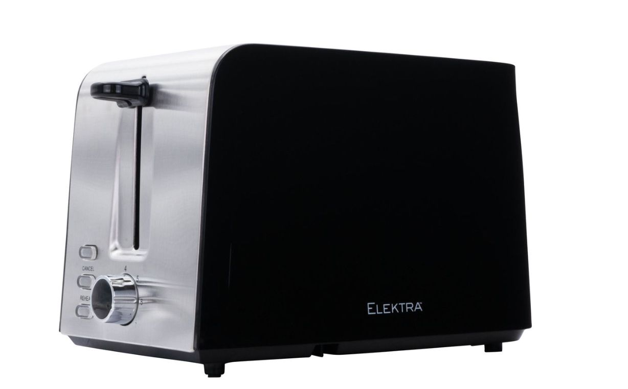 ELEKTRA - 2 SLICE TOASTER BLACK