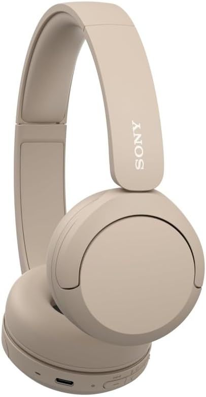 Sony WH-CH520 (Beige) Bluetooth On-Ear Headphones