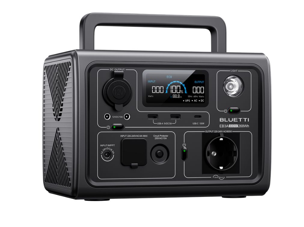 Bluetti EB3A Portable Power Station 600W 268Wh
